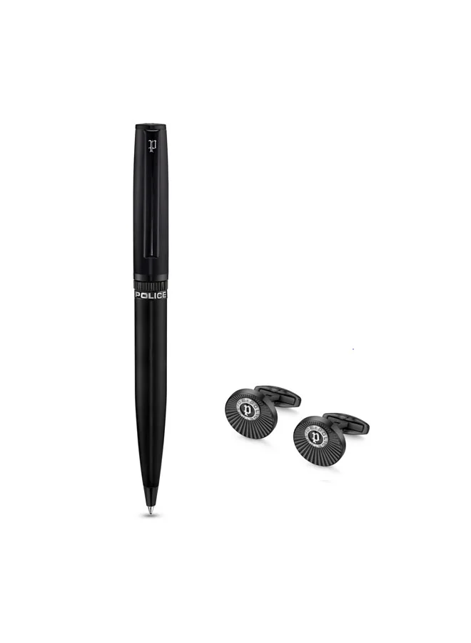POLICE Vivaldi Pen & Cufflinks Gift Set for Men